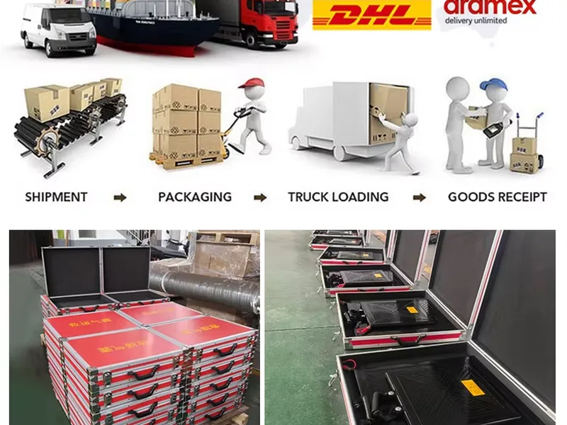Hangyi lifting air bag shipped to overseas customers